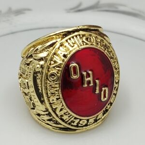 Ohio State Buckeyes 1954 Retro Fan Edition Football Ring Size 11.5